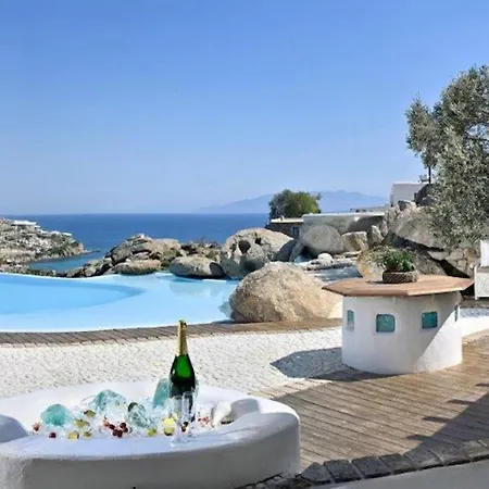 빌라 Luxury - Platis Gialos - Pool 파라다이스비치