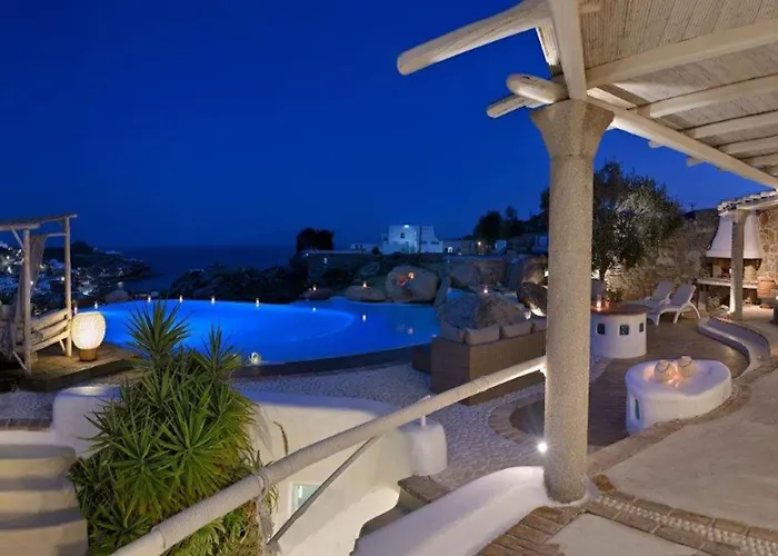 Luxury - Platis Gialos - Pool Vila Paradise Beach (Mykonos)