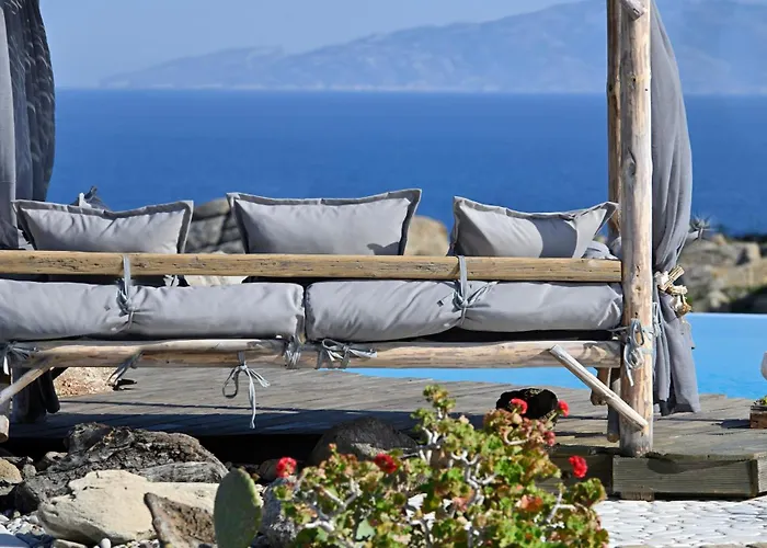 Luxury - Platis Gialos - Pool Vila Paradise Beach (Mykonos)