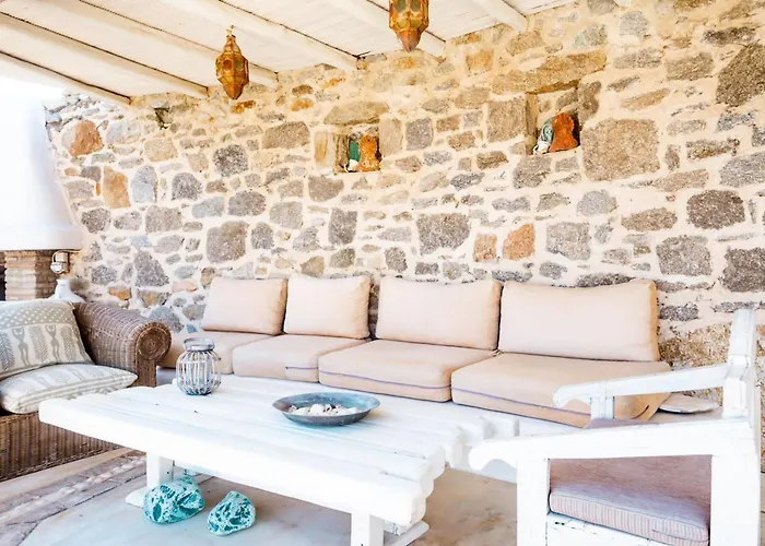 Luxury - Platis Gialos - Pool Vila Paradise Beach (Mykonos)